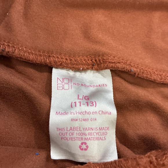 No Boundaries Juniors Flare Pants Trailblazer Brown Sz L - Picture 5 of 6